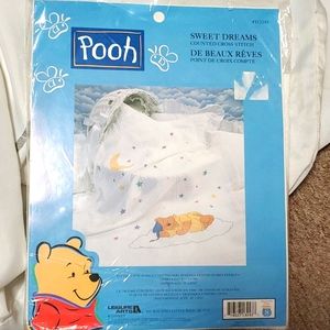 BNIP Pooh Sweet Dreams Counted Cross Stitch